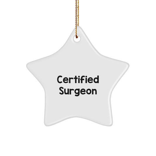 Funny Surgeon Gifts from Men to Christmas Unique Gifts for Certified Surgeon - Image 1