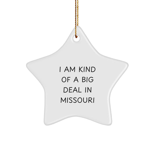 Missouri Star Ornament for Her Keepsake Holiday Christmas Gift - Image 1