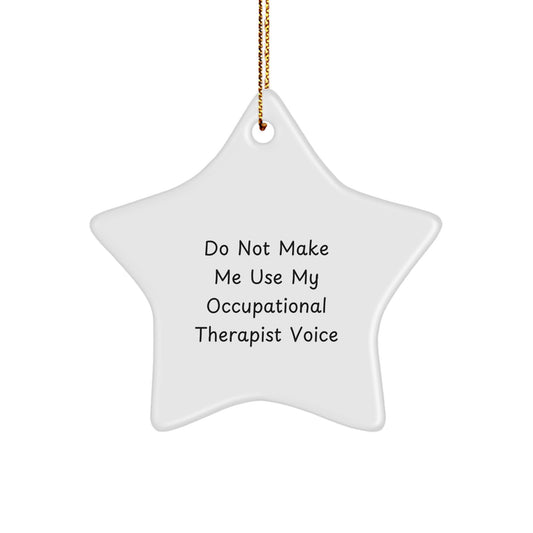 Christmas Gift for Her Occupational Therapist Star Ornament Present - Image 1