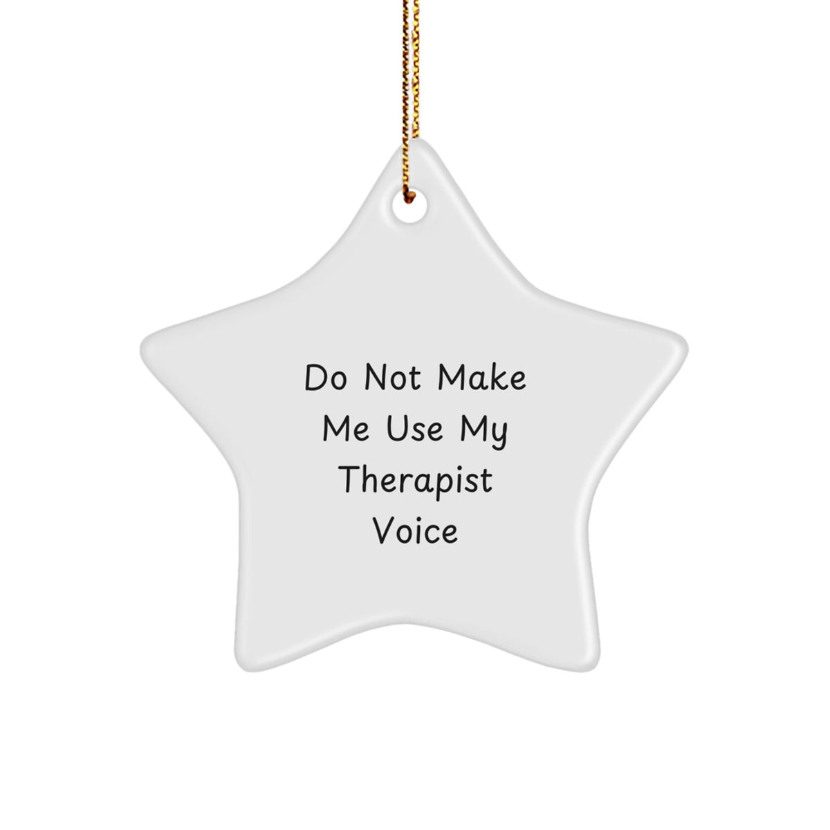 Therapist Star Ornament Keepsake for Him Vibrant Christmas Gift - Image 1