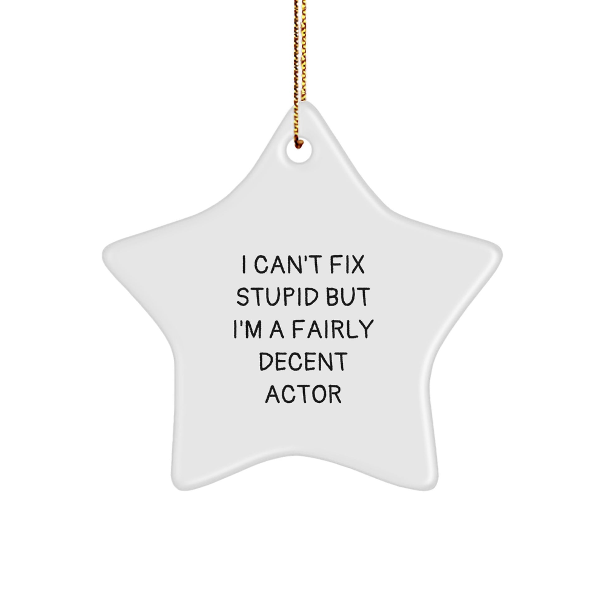 Funny Actor Star Ornament Gifts from Friends for Men on Christmas - Image 1