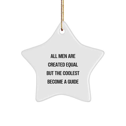 Funny Guide Star Ornaments, Gifts from Men to Guide Lovers for Christmas Unique Decorations - Image 1