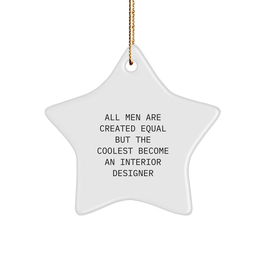 For Him Interior Designer Christmas Ornament Keepsake Gift - Image 1