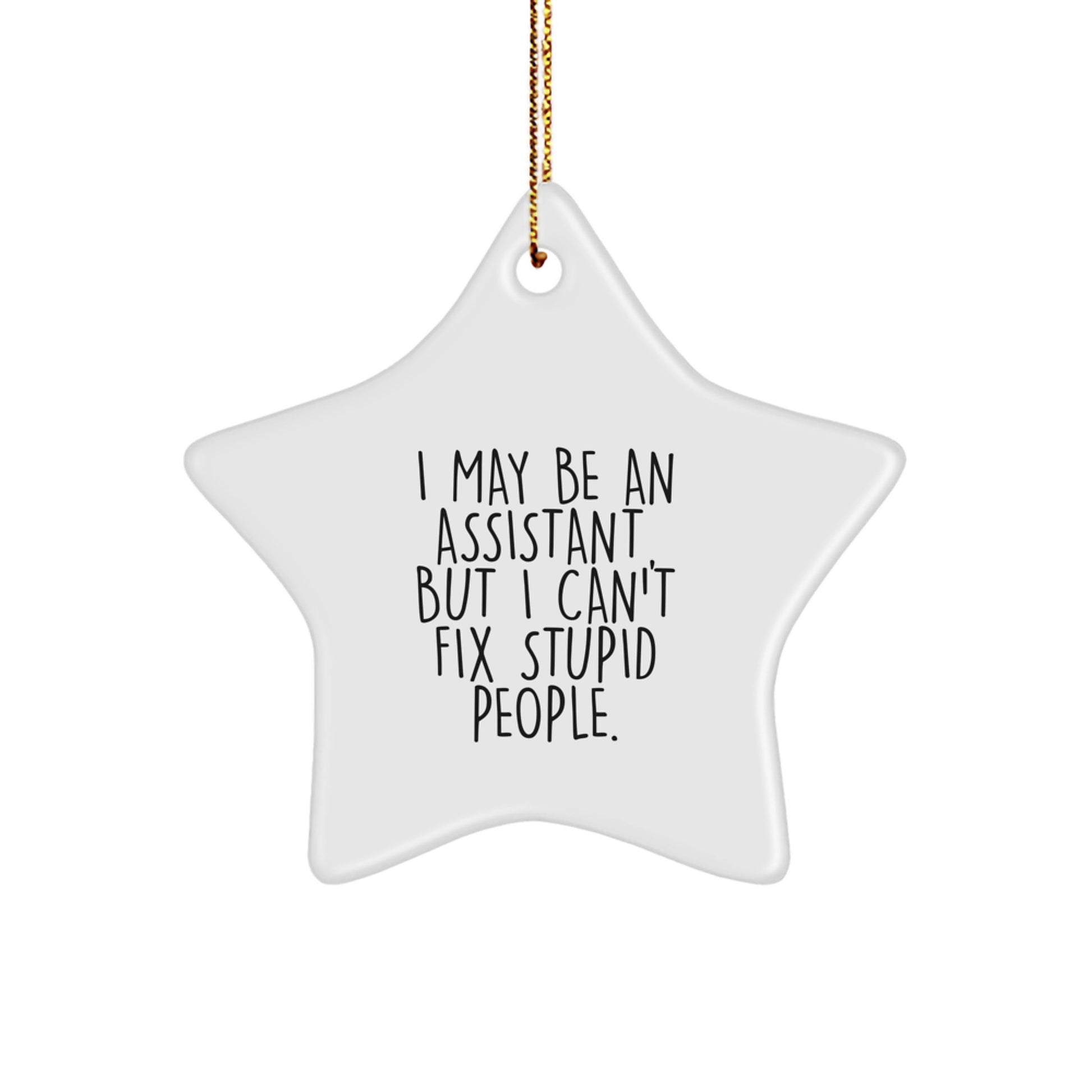Funny Star Ornament Gifts from Friends for Assistants on Christmas - Image 1