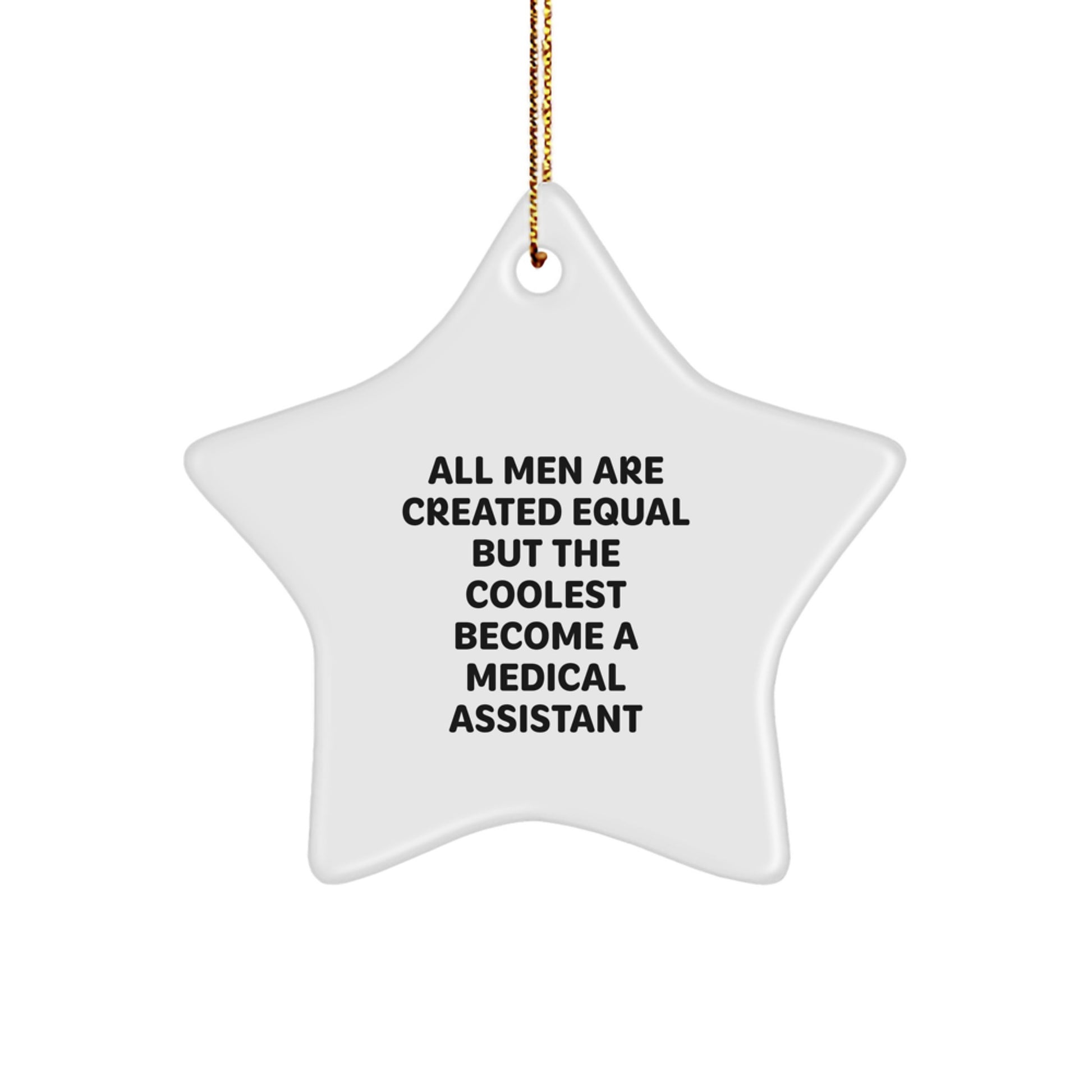 Medical Assistant Star Ornament Gifts from Friends for Christmas Decor Ideas - Image 1