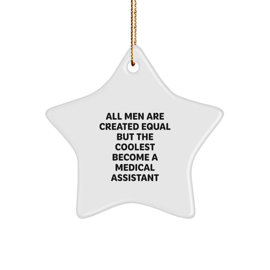 Medical Assistant Star Ornament Gifts from Friends for Christmas Decor Ideas - Image 1