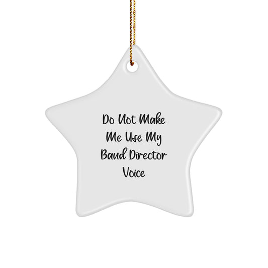 Band Director Holiday Christmas Ornament Keepsake for Him Gift - Image 1