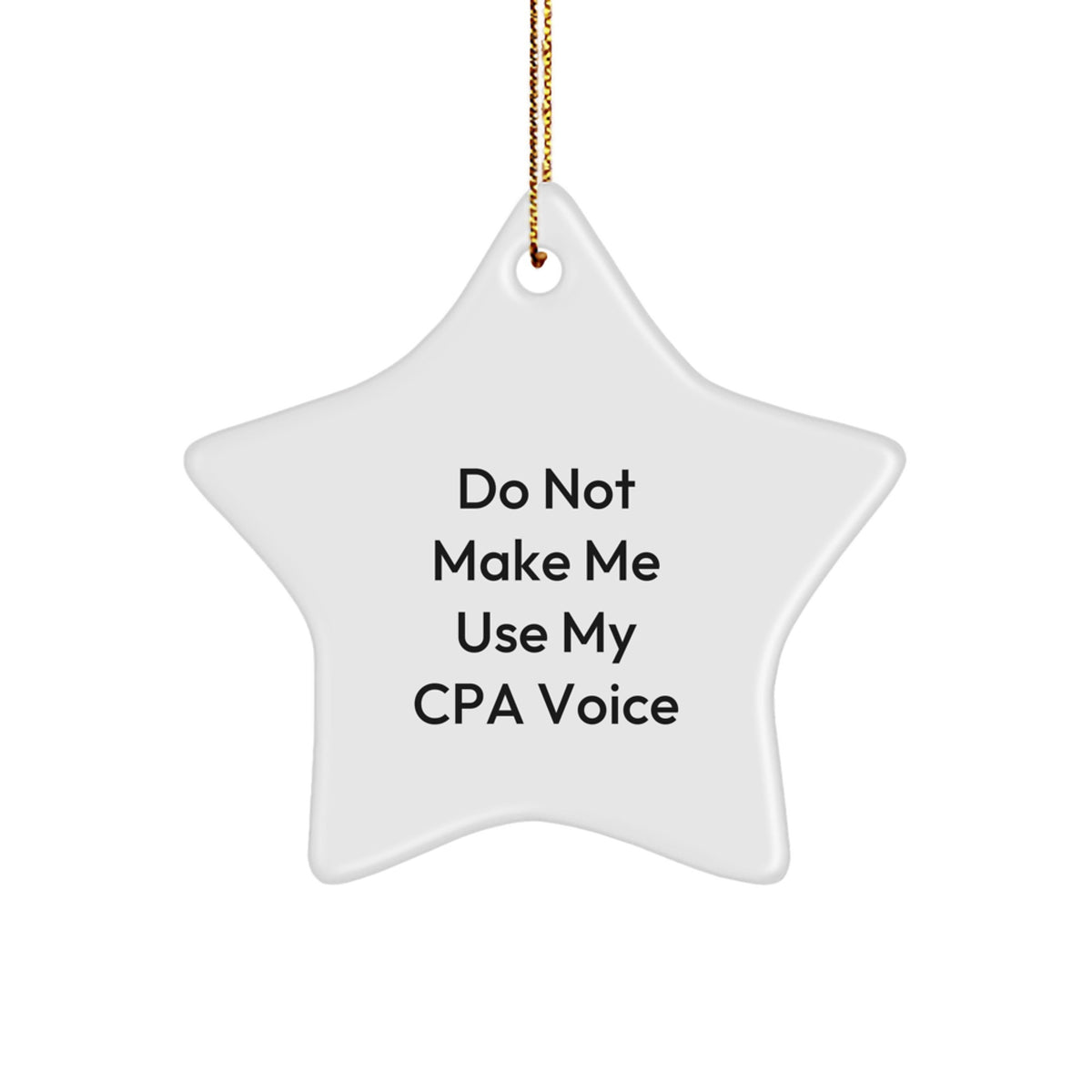 Professional Cpa Keepsake Holiday Christmas Ornament for Him Gift - Image 1