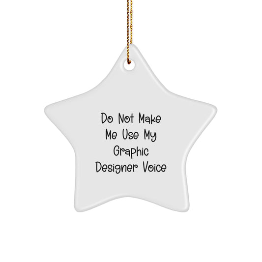 Christmas Ornament for Her Present Graphic Designer Gift - Image 1