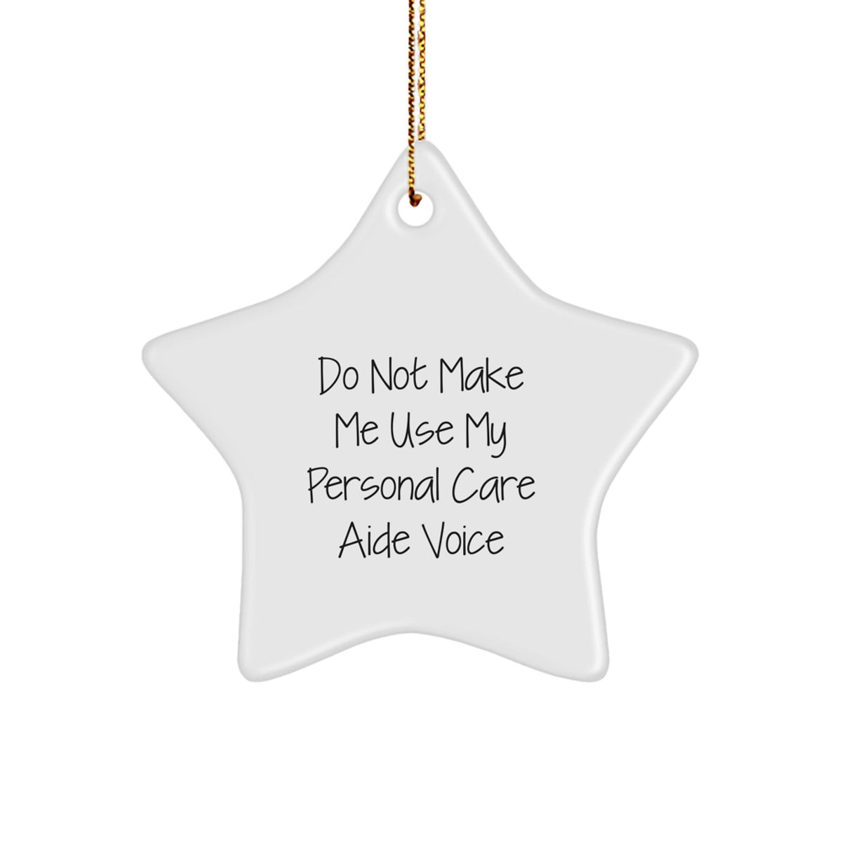 Personal Care Aide Surprise Christmas Ornament for Family Gift - Image 1
