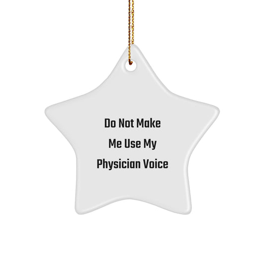 Physician Keepsake Bright Holiday Christmas Ornament for Him Gift - Image 1