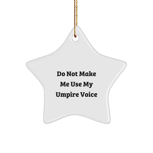 Umpire Keepsake Christmas Ornament for Him Gift - Image 1
