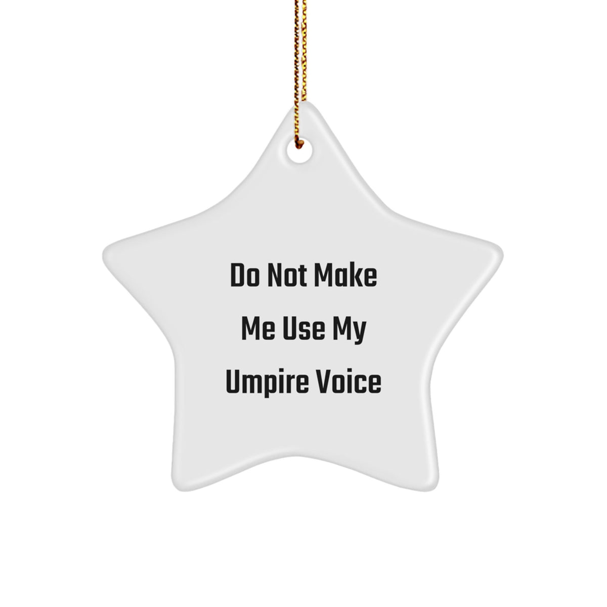 Umpire Star Christmas Ornament for Neighbors Collectible Gift - Image 1