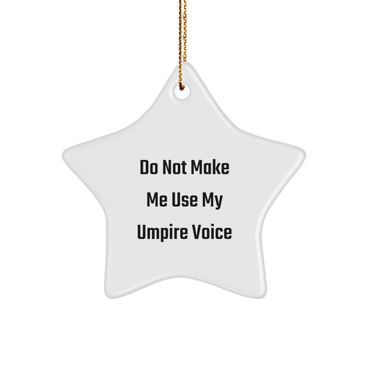 Umpire Star Christmas Ornament for Neighbors Collectible Gift - Image 1