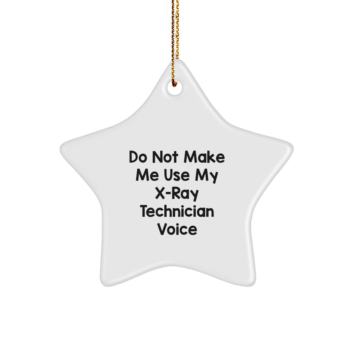 X-Ray Technician Star Ornament Idea for Coworkers Christmas Gift - Image 1