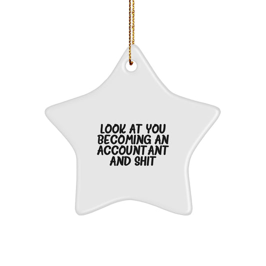 Accountant Christmas Ornament Keepsake for Him Gift - Image 1