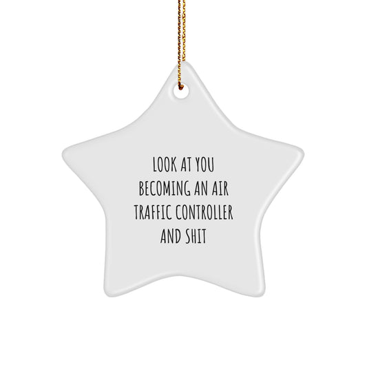Favorite Christmas Ornament Gift for Kids Air Traffic Controller, Funny - Image 1