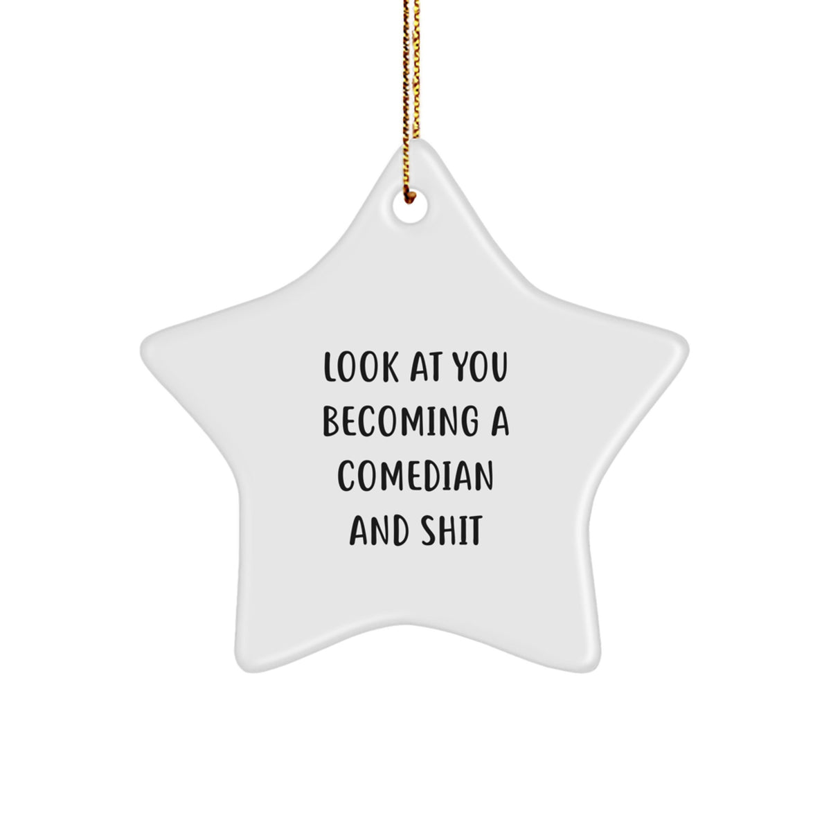 Comedian Star Christmas Ornament Gift for Family Treasure Holiday - Image 1