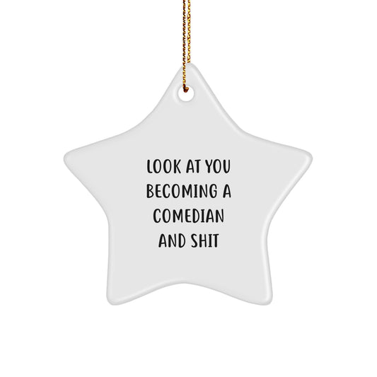 Comedian Star Christmas Ornament Gift for Family Treasure Holiday - Image 1