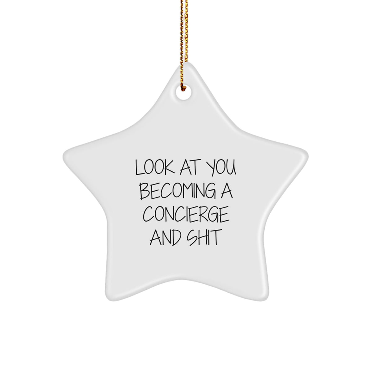 Concierge Star Ornament for Kids Favorite Keepsake Christmas Gift - Image 1