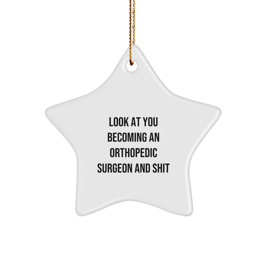 Christmas Ornament Gift Funny Orthopedic Surgeon Idea for Coworkers - Image 1