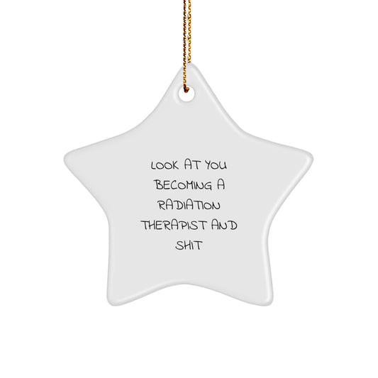 Christmas Ornament Gift for Her Look At You Becoming A Radiation - Image 1
