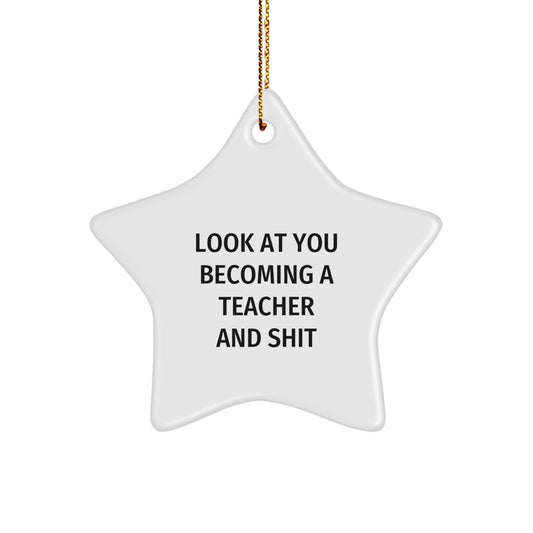 Teacher Favorite Bright Star Ornament for Kids Seasonal Christmas Gift - Image 1