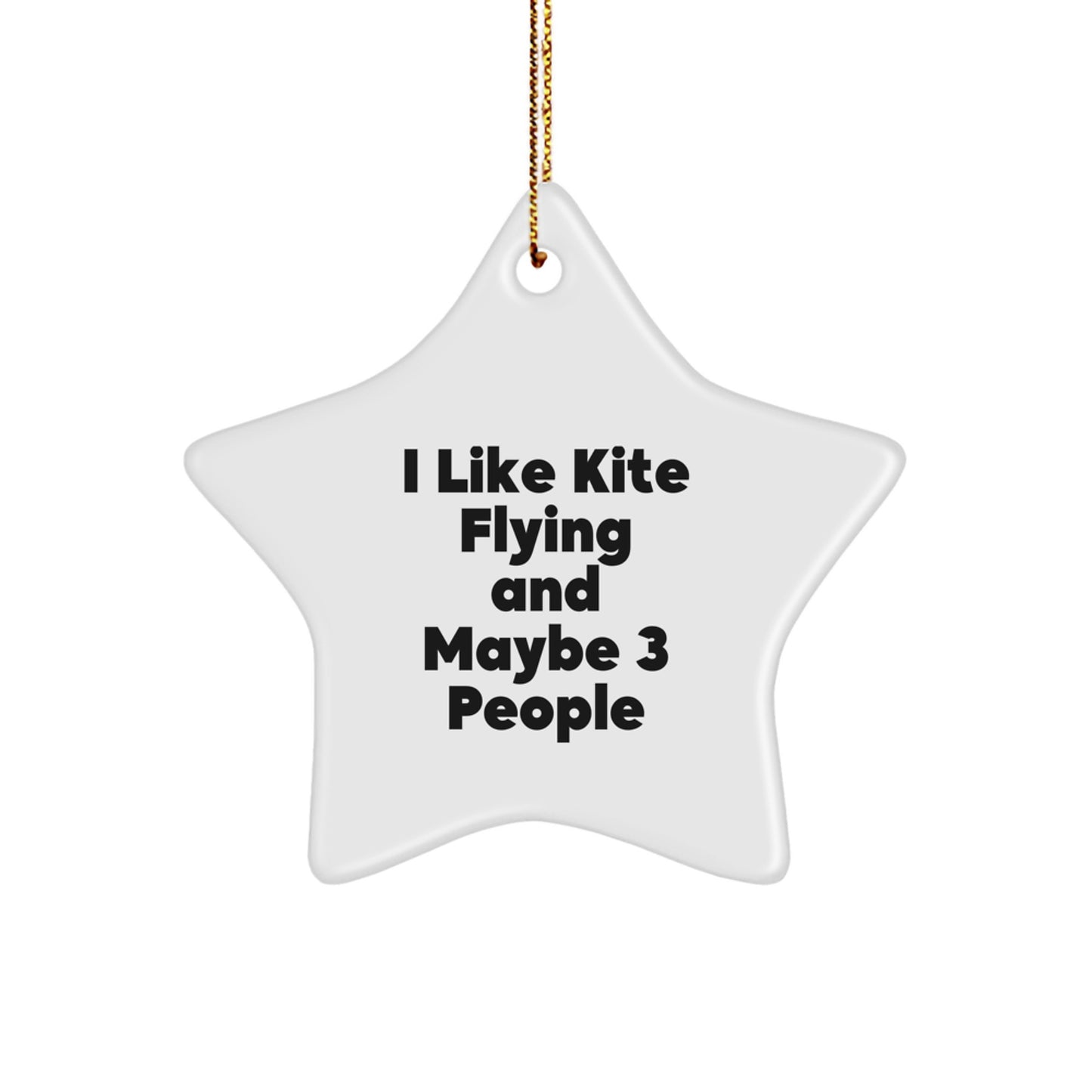 Funny Kite Flying Star Ornament Gifts from Men to Friends for Christmas Unique Decorations - Image 1