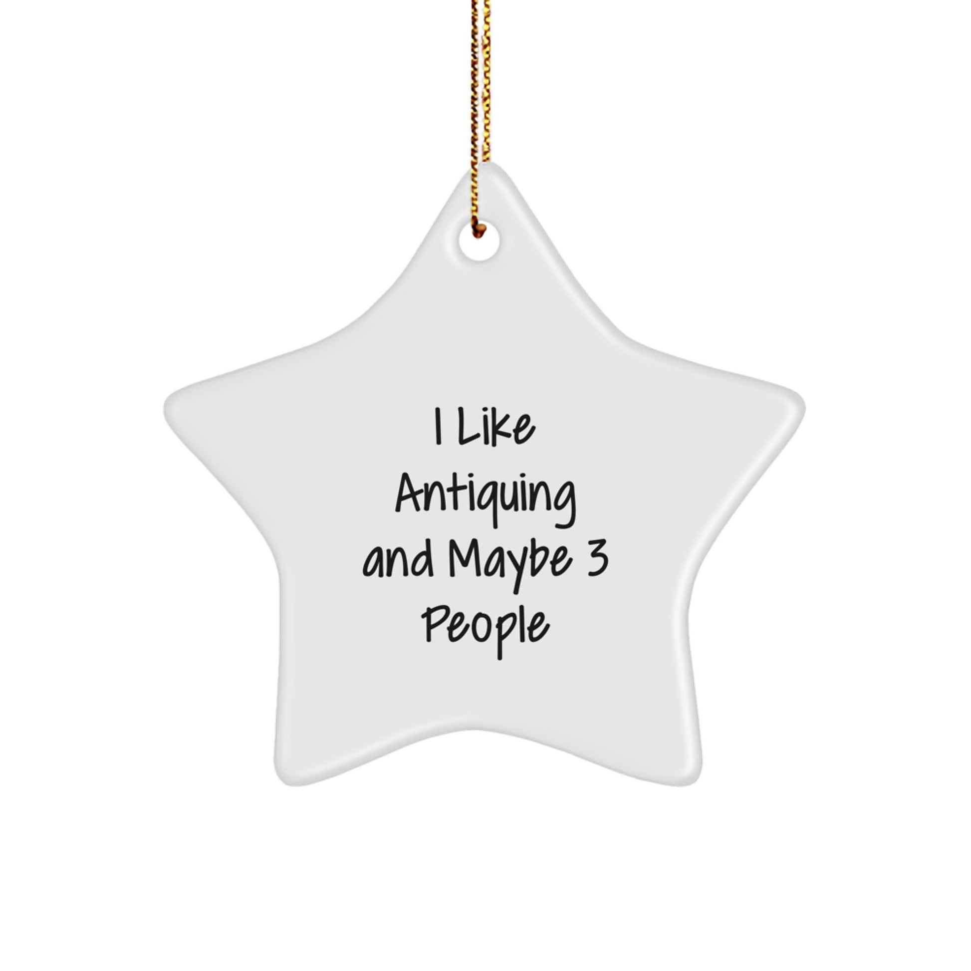 Funny Antiquing Star Ornaments for Gifts from Friends - Christmas Unique - Image 1