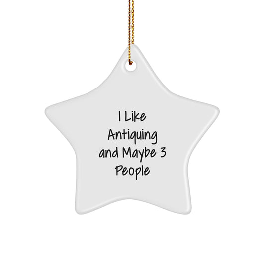 Funny Antiquing Star Ornaments for Gifts from Friends - Christmas Unique - Image 1