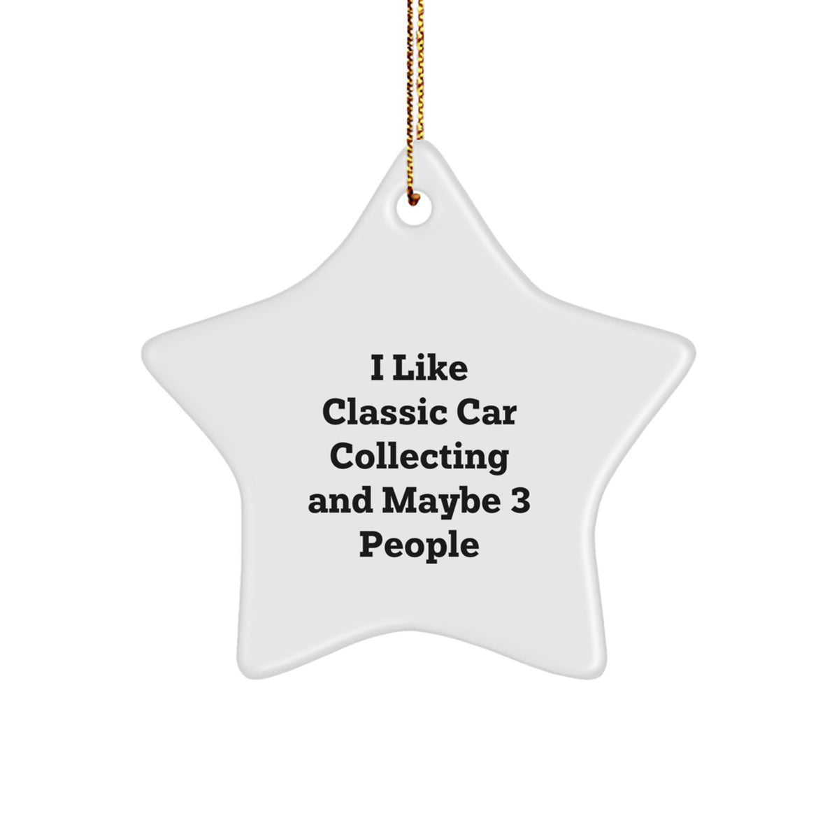 Collectible Christmas Ornament for Neighbors I Like Classic Car Gift - Image 1