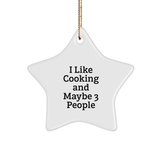 Christmas Ornament Cooking And Maybe 3 People Idea Gift for Coworkers - Image 1