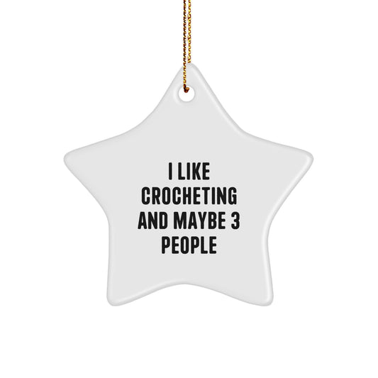 Crocheting Keepsake Christmas Ornament for Him Gift - Image 1