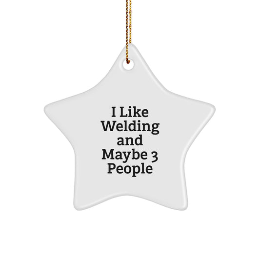 Christmas Gift Welding Star Ornament Collectible for Roommates - Image 1
