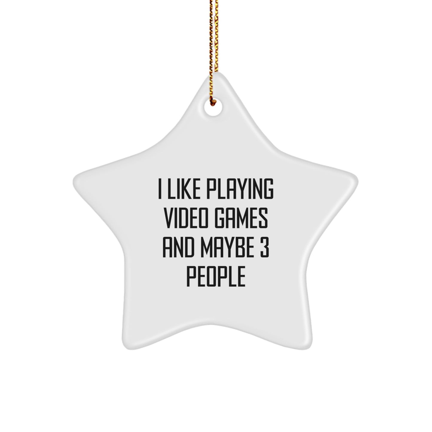 Funny Video Games Star Ornament Gifts from Friends for Christmas - Image 1