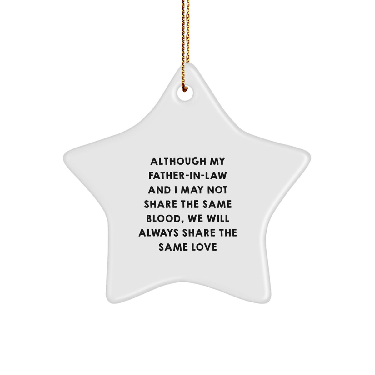 Christmas Ornament Gift Heartfelt Father-in-law Keepsake - Shares The - Image 1