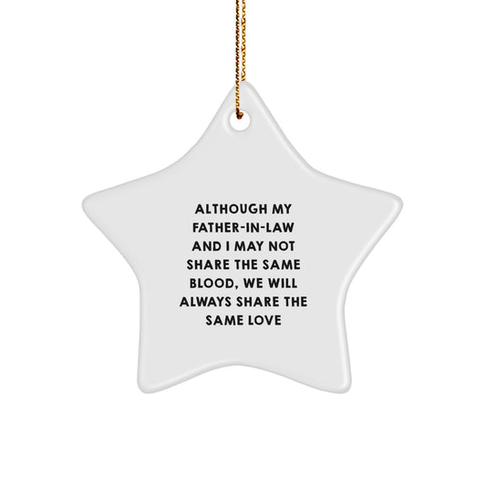 Christmas Ornament Gift Heartfelt Father-in-law Keepsake - Shares The - Image 1