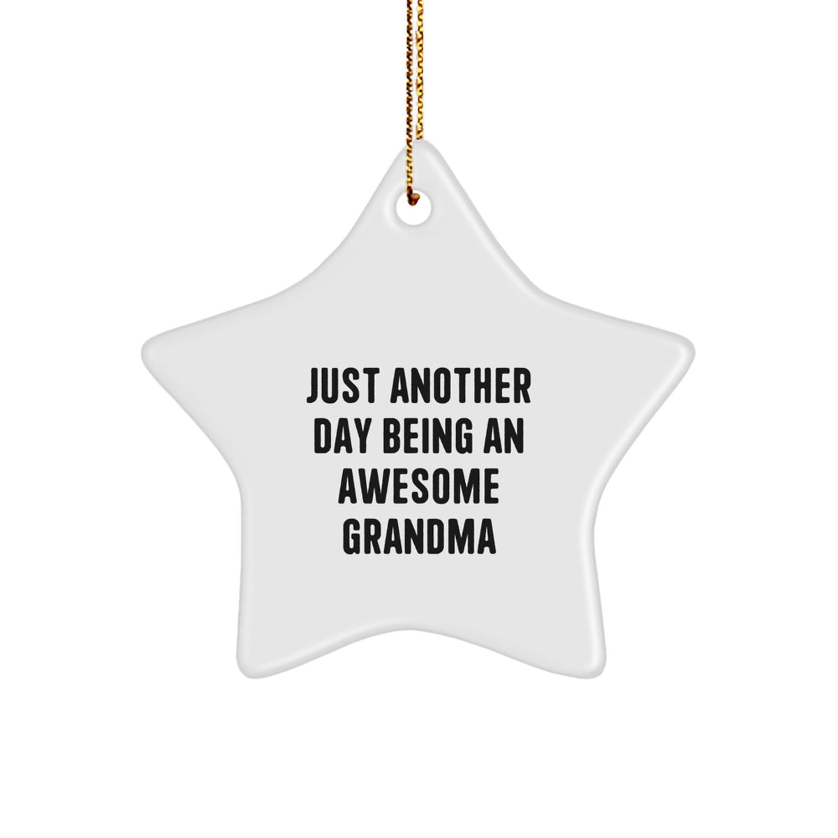 Christmas Ornament Gift for a Daughter Treasure Awesome Grandma Quote - Image 1