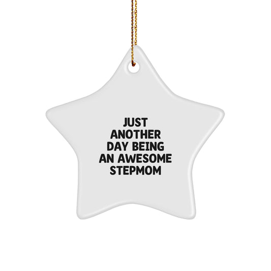 Stepmom Favorite Christmas Ornament for Kids Gift - Image 1