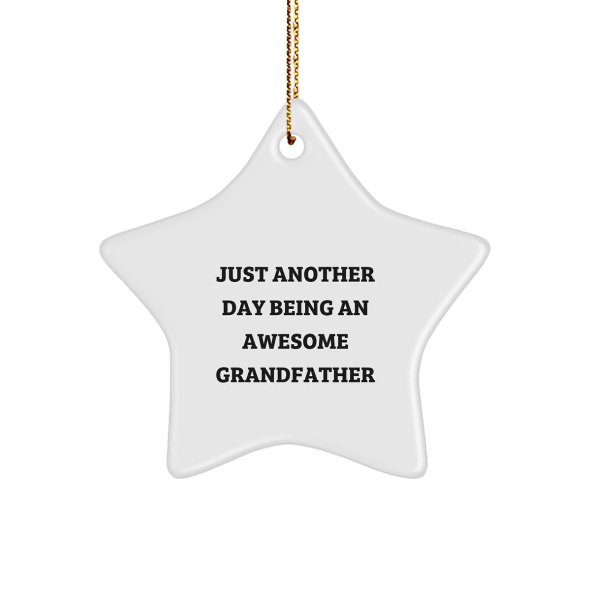 Grandfather Christmas Ornament Gift for a Son - Treasure Just Another - Image 1