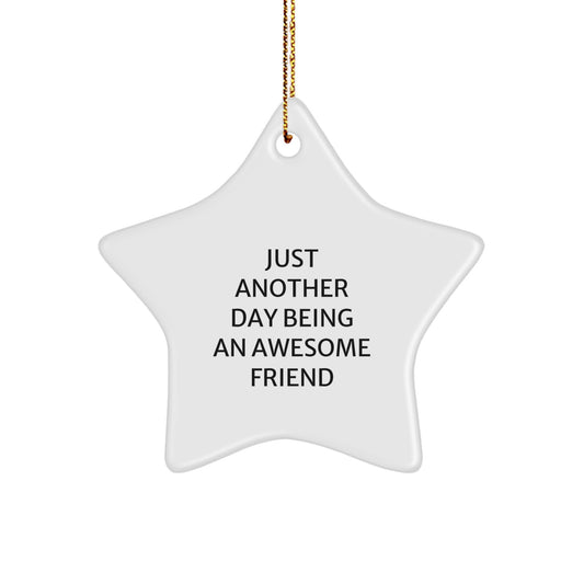 Friend Favorite Star Ornament for Kids Christmas Gift - Image 1