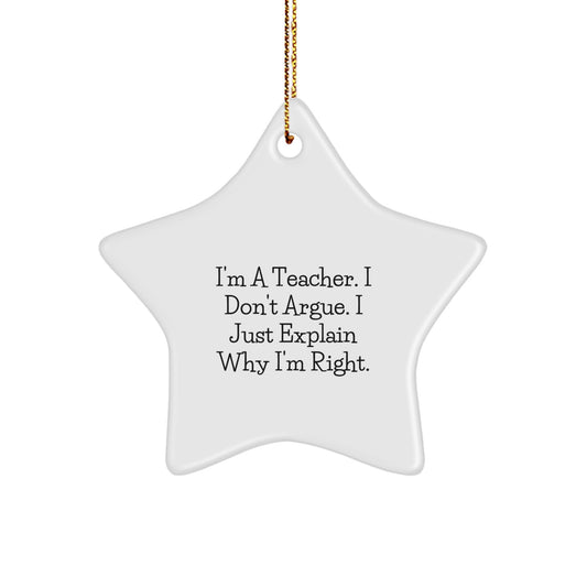 Christmas Ornament Gift for Coworkers Teacher's Explanatory Idea - Image 1