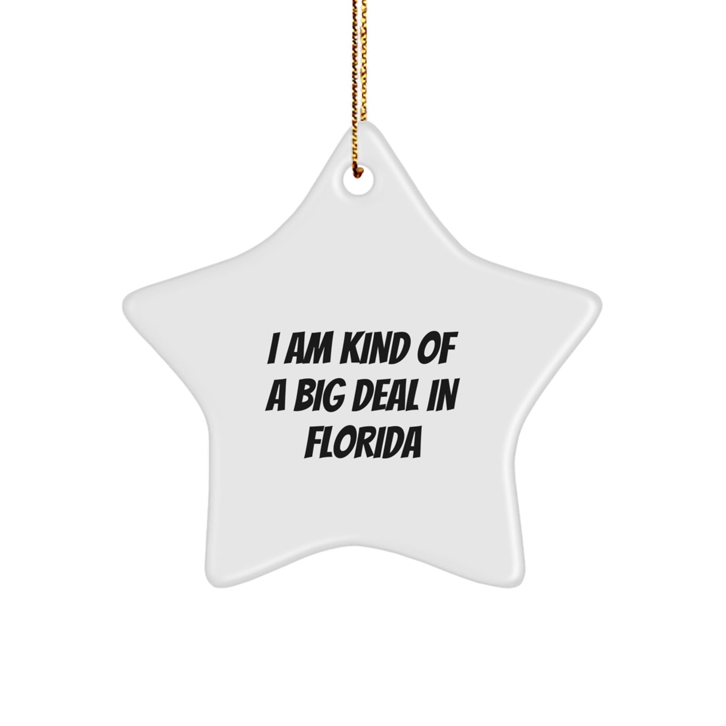 Funny Star Ornament Gifts for Florida Men from Friends - Image 1