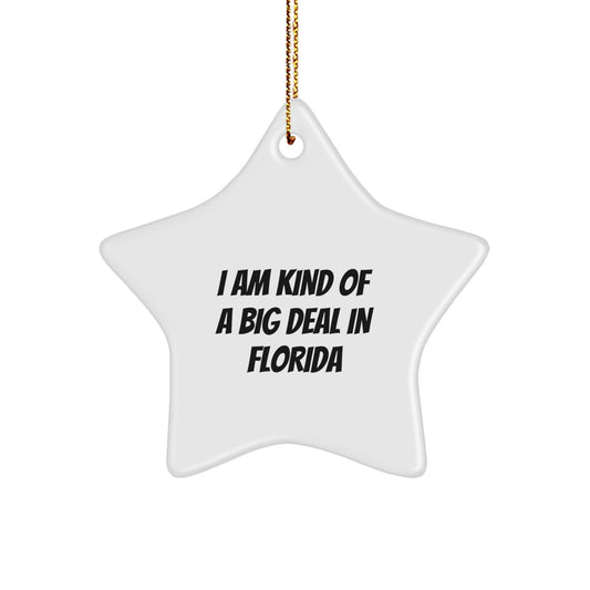 Funny Star Ornament Gifts for Florida Men from Friends - Image 1