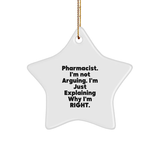 Pharmacist Star Ornament for Kids Favorite Bright Christmas Gift - Image 1