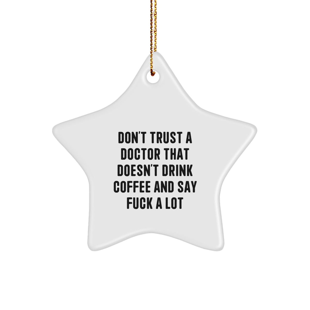 Doctor Keepsake Christmas Ornament for Him Gift - Image 1