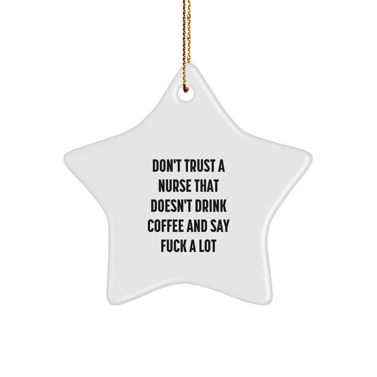 For Him Nurse Christmas Ornament Keepsake Gift - Image 1