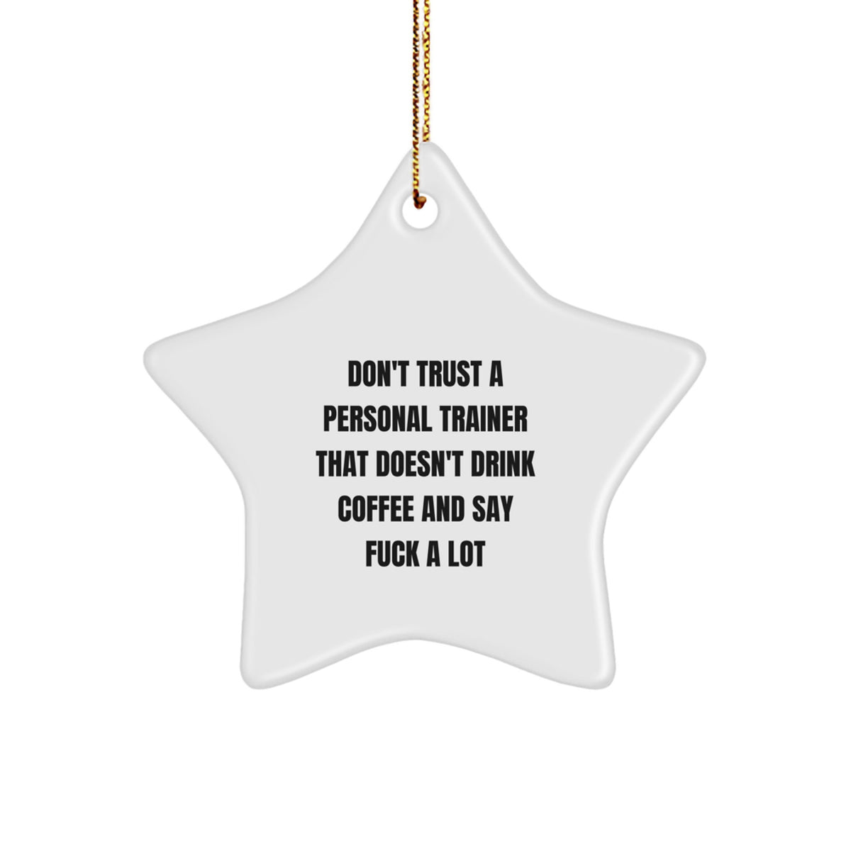Favorite Christmas Gift for Kids Sarcastic Personal Trainer Star - Image 1