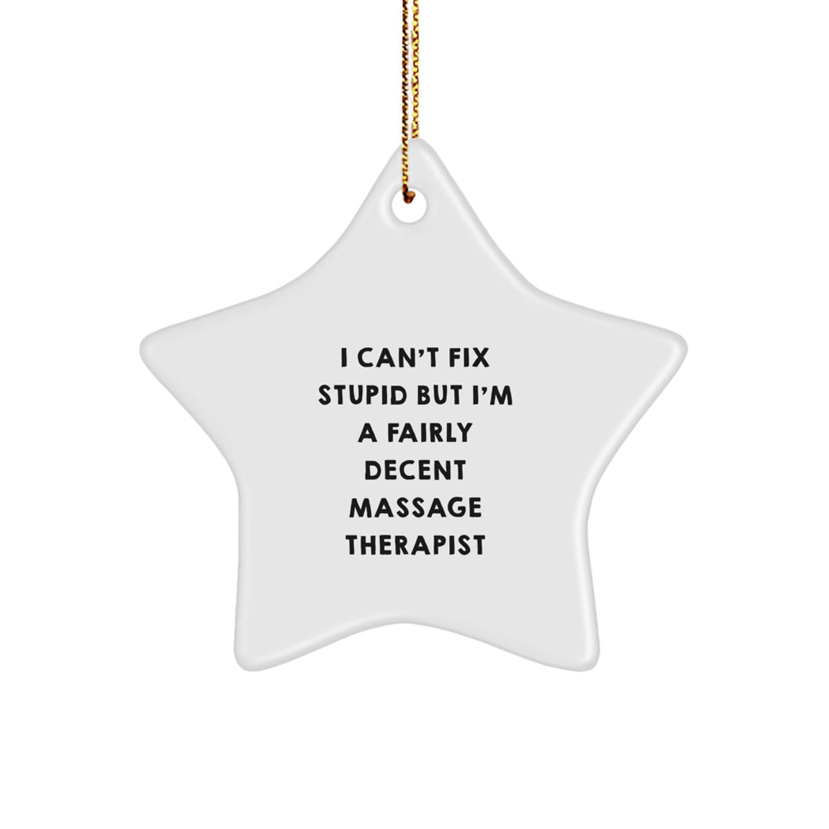 Christmas Gift Massage Therapist Collectible Star Ornament for Roommates - Image 1