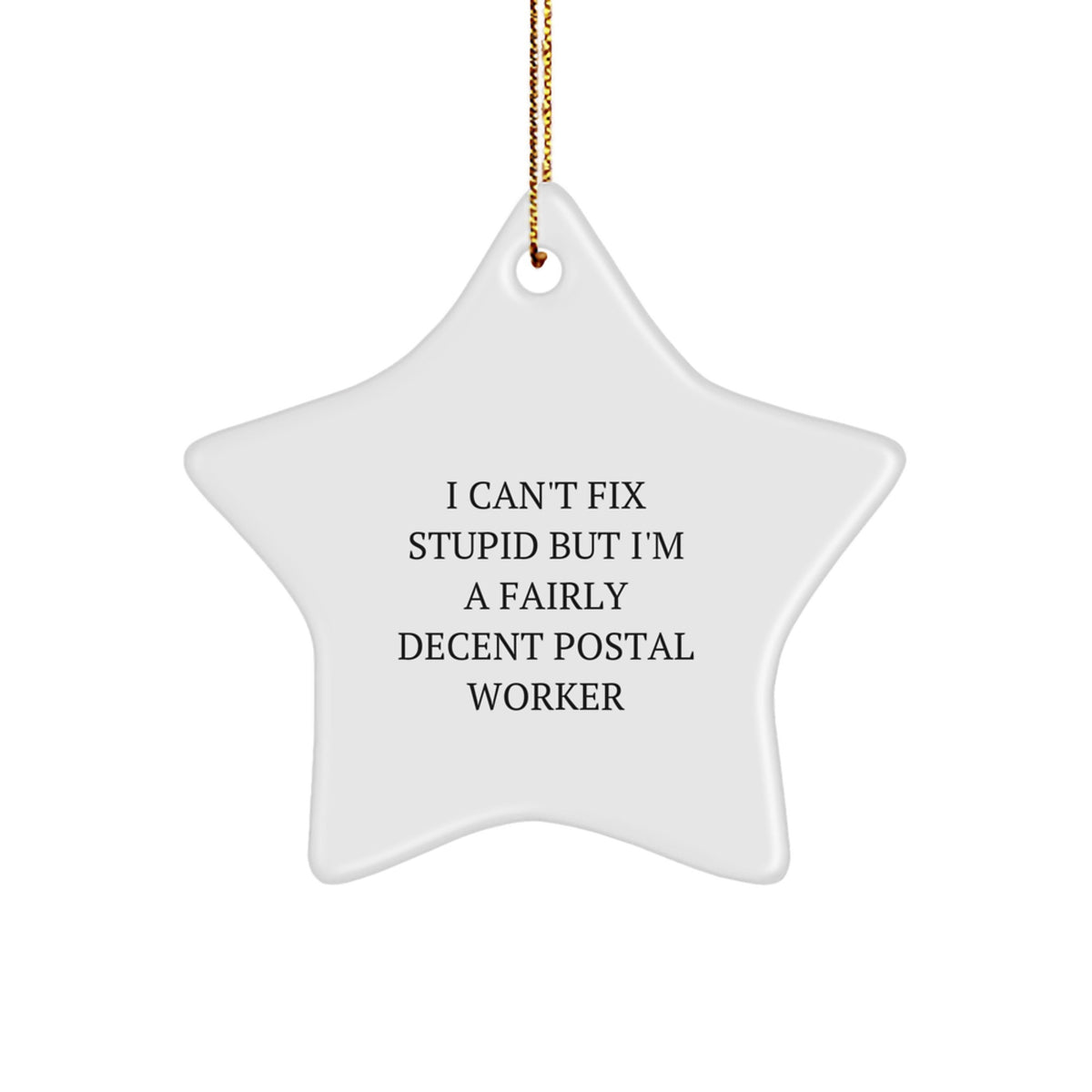 Postal Worker Keepsake Christmas Ornament for Him Gift - Image 1
